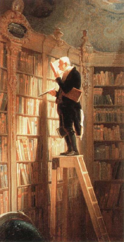 Carl Spitzweg the bookworm china oil painting image
